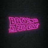 "Back to The Future" LED Neonschild Sign Schriftzug - NEONEVERGLOW